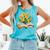 Daffodils Flowers Book Floral Comfort Colors Tank Top Light Green