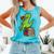 Dino Reading Read Reading Librarian Book Men Boys Kids Comfort Colors Tank Top Light Green