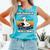 Ducks Books Lover Easily Distracted By Ducks & Books Comfort Colors Tank Top Light Green