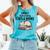 Easily Distracted By Cats And Books Cute Book Lover Comfort Colors Tank Top Light Green