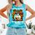 Easily Distracted By Dragons Books Cats Fantasy Book Lover Comfort Colors Tank Top Light Green