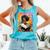 Educated Afro Girl Reading Book Lover History Month Comfort Colors Tank Top Light Green