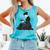 Emily Dickinson Reading A Book Comfort Colors Tank Top Light Green