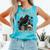 F-CAW-F I'm Reading Crow Book Lover Introvert Meme Comfort Colors Tank Top Light Green