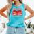 Galentine Book Club Comfort Colors Tank Top Light Green