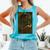 Geometric History Educated Women Teacher Book Melanin Comfort Colors Tank Top Light Green