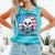 A Good Day To Read a Book Reading Eagle With American Flag Comfort Colors Tank Top Light Green A Good Day To Read a Book Reading Eagle With American Flag Comfort Colors Tank Top Light Green