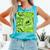 Green Comic Book Green Graphic Comfort Colors Tank Top Light Green