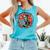 Grim Reaper Reads a Book Comfort Colors Tank Top Light Green