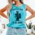 Halloween Skeleton Pun Book Lover Library Joke Comfort Colors Tank Top Light Green