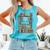 I'm With The Banned Books Reading Comfort Colors Tank Top Light Green