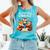 Its A Good Day To Read Book Cute Fox Sloth Owl Novel Reading Comfort Colors Tank Top Light Green