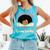 Just a Girl Who Loves Books African American Book Nerd Lover Comfort Colors Tank Top Light Green