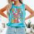 Just A Girl Who Loves Books Reading Cute Bookworm Girls Kids Comfort Colors Tank Top Light Green