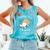 Just One More Chapter I Read Past My Bedtime Cat Book Lover Comfort Colors Tank Top Light Green