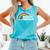 Take A Look It's In A Book Retro Reading Book Lover Comfort Colors Tank Top Light Green