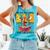 Love Reading And Giraffes Cute Giraffe Reading Book Lovers Comfort Colors Tank Top Light Green