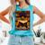 Man Reading Book Black History Month Book Lover Afro Comfort Colors Tank Top Light Green