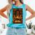 Melanin Girl Locs Book Lover Librarian Teacher Student Comfort Colors Tank Top Light Green