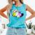 Non-Binary Book Lover Nonbinary Daisy LGBT Reading Pride Comfort Colors Tank Top Light Green