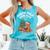 North Pole Book Club Gingerbread Christmas Reading Comfort Colors Tank Top Light Green