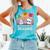 Nothing Beats Reading Rock Paper Scissors Books Lover Comfort Colors Tank Top Light Green
