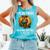 Owl I'm Retired Reading Books Is My Job Comfort Colors Tank Top Light Green
