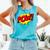 POW -Adults Kids Comic Book Cartoon Pop Art Novelty Sarcastic Comfort Colors Tank Top Light Green POW -Adults Kids Comic Book Cartoon Pop Art Novelty Sarcastic Comfort Colors Tank Top Light Green