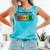 Powered By Books Bookworm Librarian Reading Comfort Colors Tank Top Light Green