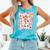 Preppy Coquette Bow Ghost Reading Books Halloween Book Comfort Colors Tank Top Light Green Preppy Coquette Bow Ghost Reading Books Halloween Book Comfort Colors Tank Top Light Green