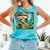 Rabbit Reading Book Under Large Mushroom Easter Bandana Comfort Colors Tank Top Light Green Rabbit Reading Book Under Large Mushroom Easter Bandana Comfort Colors Tank Top Light Green