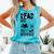Read More Books Ghost Halloween Reading Teacher Literacy Comfort Colors Tank Top Light Green