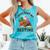 I Read Past My Bedtime Reading Dinosaur Book Lover Comfort Colors Tank Top Light Green