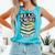 Read S'More Books Marshmallow Reading Smores Comfort Colors Tank Top Light Green