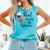 Read Between The Wines Im Just a Girl Who Loves Books & Wine Comfort Colors Tank Top Light Green