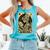 The Reader Tarot Card Book Lover Skeleton Reading Book Comfort Colors Tank Top Light Green
