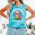Reading Book Lovers Glasses Cartoon Worm Books Cute Bookworm Comfort Colors Tank Top Light Green