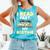 Reading Books For Kids Book Lover Bookworm Librarian Comfort Colors Tank Top Light Green