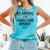Reading Is My Favorite Sport Book Lover Saying Quote Comfort Colors Tank Top Light Green