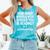 Reading Meme 6 To 7 Nights a Week Book Appreciation Comfort Colors Tank Top Light Green