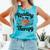 Reading Is My Therapy Book Lover Bookworm Comfort Colors Tank Top Light Green