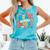 Reads Across Tee America Books Reader Reading Teacher Comfort Colors Tank Top Light Green