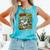 Softball Slider Pop Comic Book Art Best Traits Fast Elite Comfort Colors Tank Top Light Green