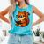 Squirrel Reading Book Lover Comfort Colors Tank Top Light Green