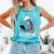Tarot Card Shirt The Reader Tarot Skeleton Reading Book Comfort Colors Tank Top Light Green