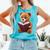 Teddy Bear Reading a Book Comfort Colors Tank Top Light Green