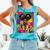 History Month Educated Black Women Girls Reading Book Comfort Colors Tank Top Light Green