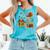 Turkey Reading Books Fall Librarian Book Lover Teacher Kids Comfort Colors Tank Top Light Green