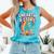 Unearth A Story Rainbow Treasure Book Comfort Colors Tank Top Light Green