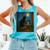 Van Gogh Starry Night Art Cat And Book Lovers Premium Tri-Blend Comfort Colors Tank Top Light Green